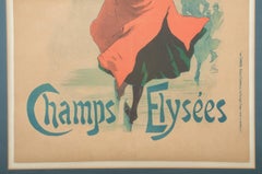 Jules Cheret "Palais de Glace Champ Elysees" Lithograph