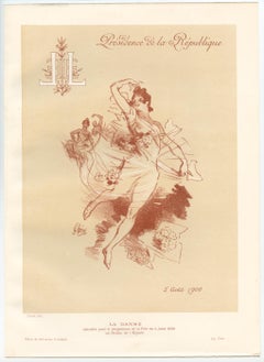 Lithographie « La danse »