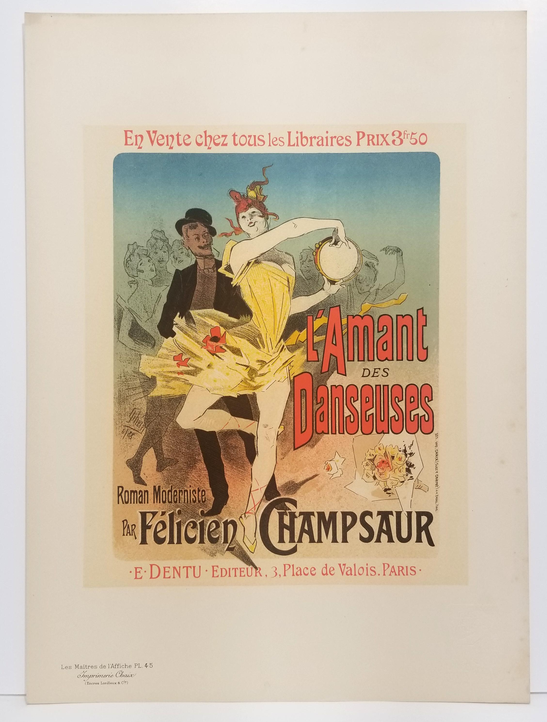 L'Amant des danseuses - Print by Jules Chéret
