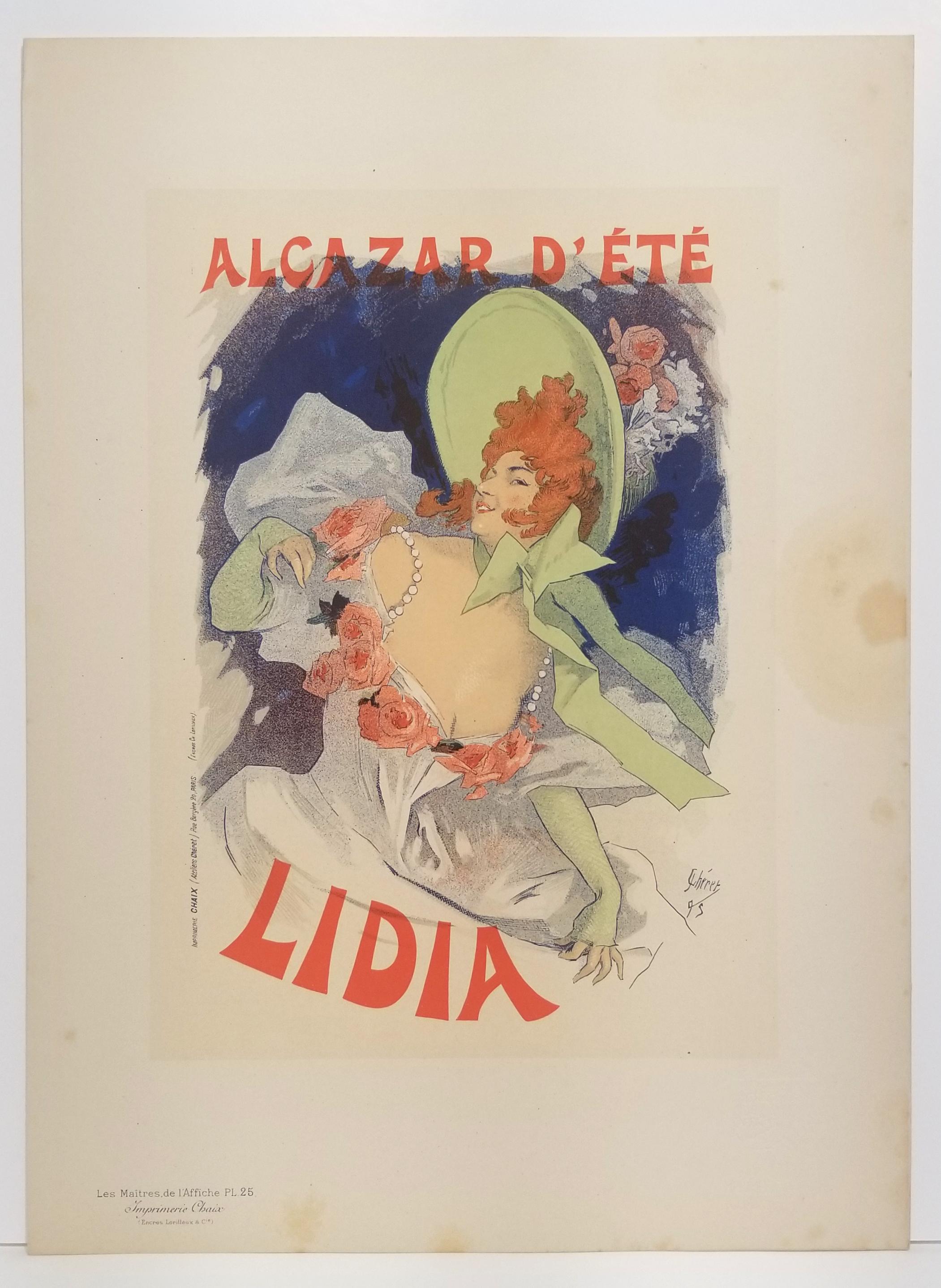 Lidia - Print by Jules Chéret