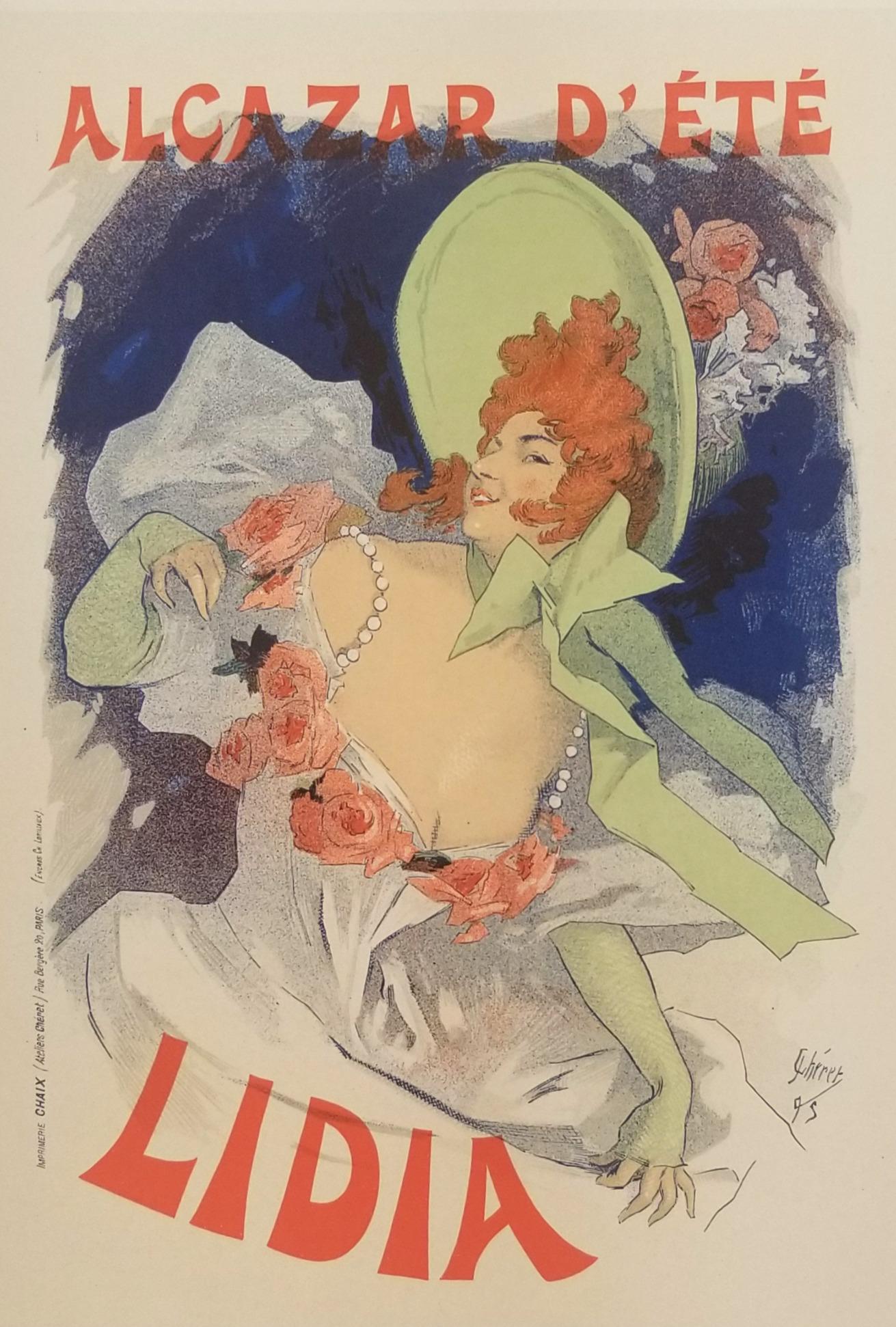 Jules Chéret Print - Lidia