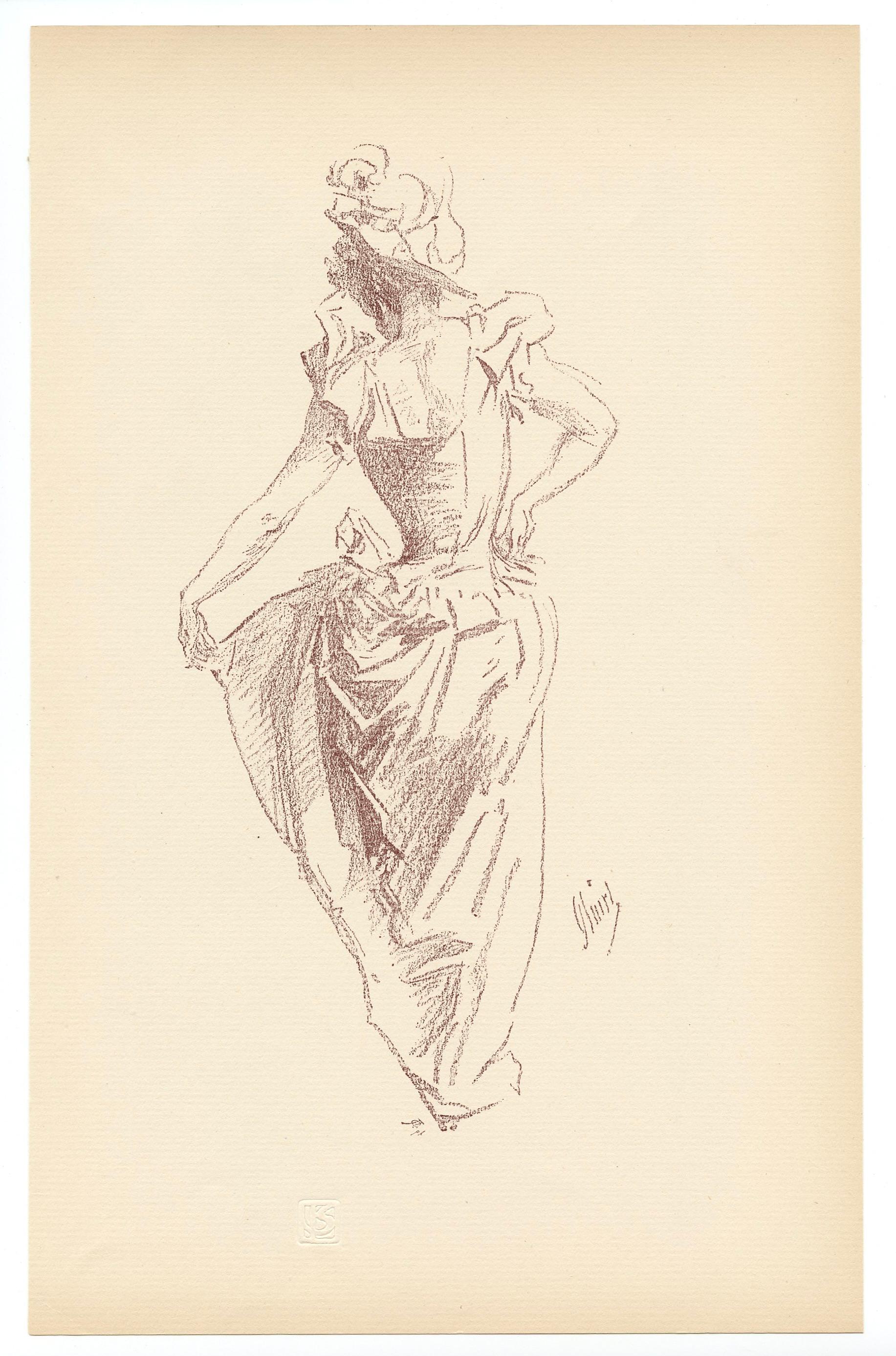 Lithographie – Print von Jules Chéret
