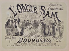 "L'Oncle Sam, Theater Vaudeville" by Jules Chéret