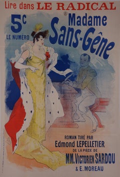 Madame Sans Gene - Original Stone Lithograph - 1894