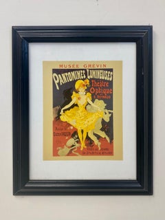Muse Grevin "Pantomimes Lumineuses" Original Poster by Jules Cheret