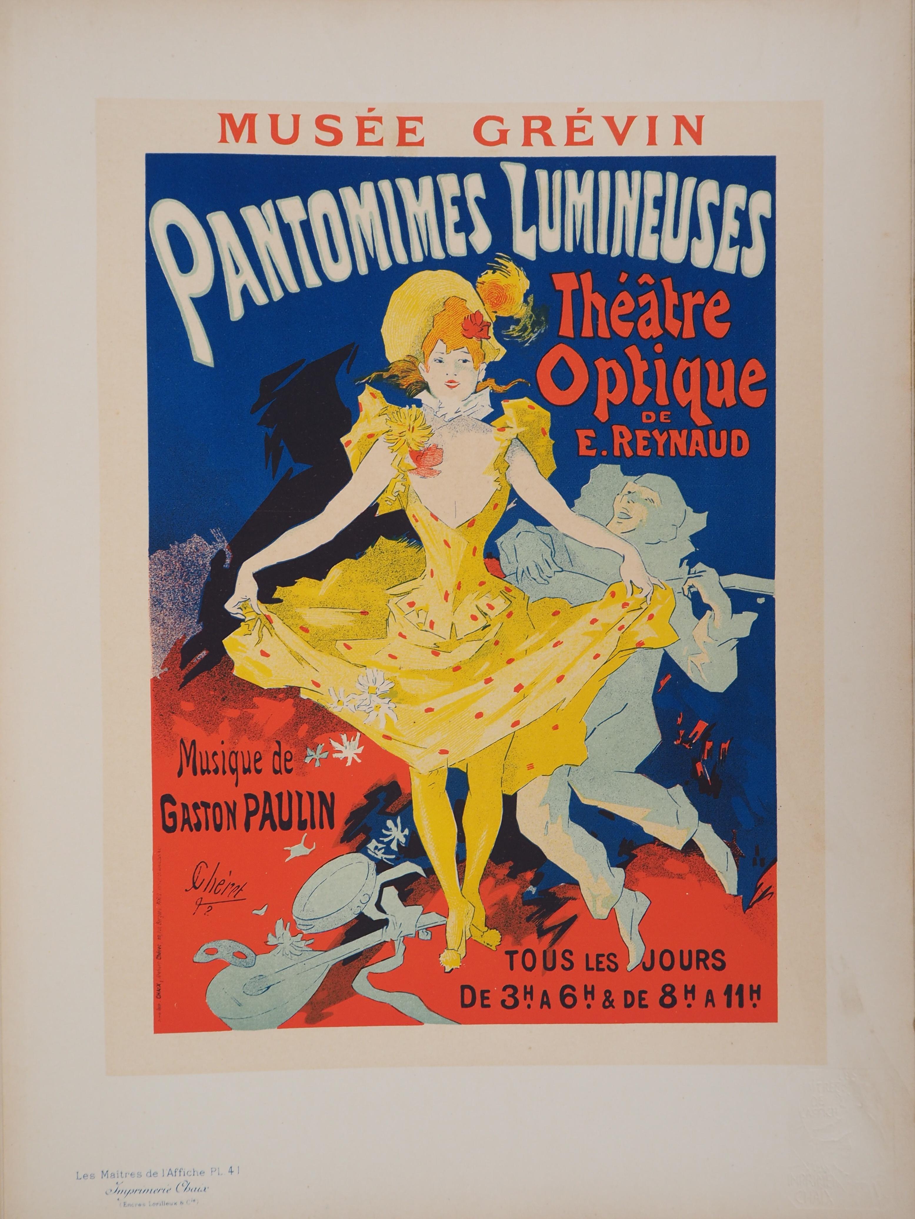 Musée Grévin : Dancer - Lithograph (Les Maîtres de l'Affiche), 1895 - Print by Jules Chéret
