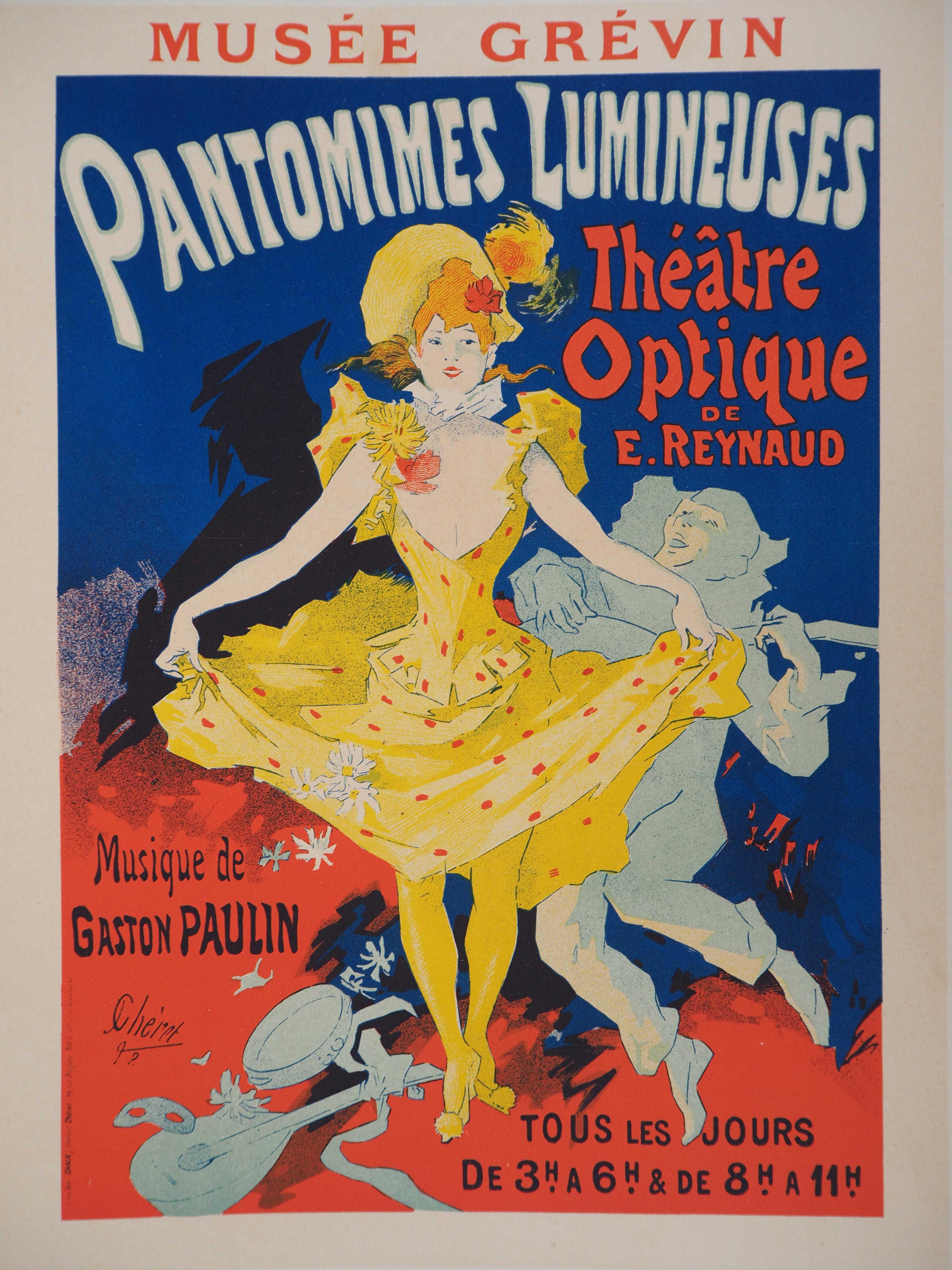 Jules Chéret Figurative Print - Musée Grévin : Dancer - Lithograph (Les Maîtres de l
Affiche), 1895