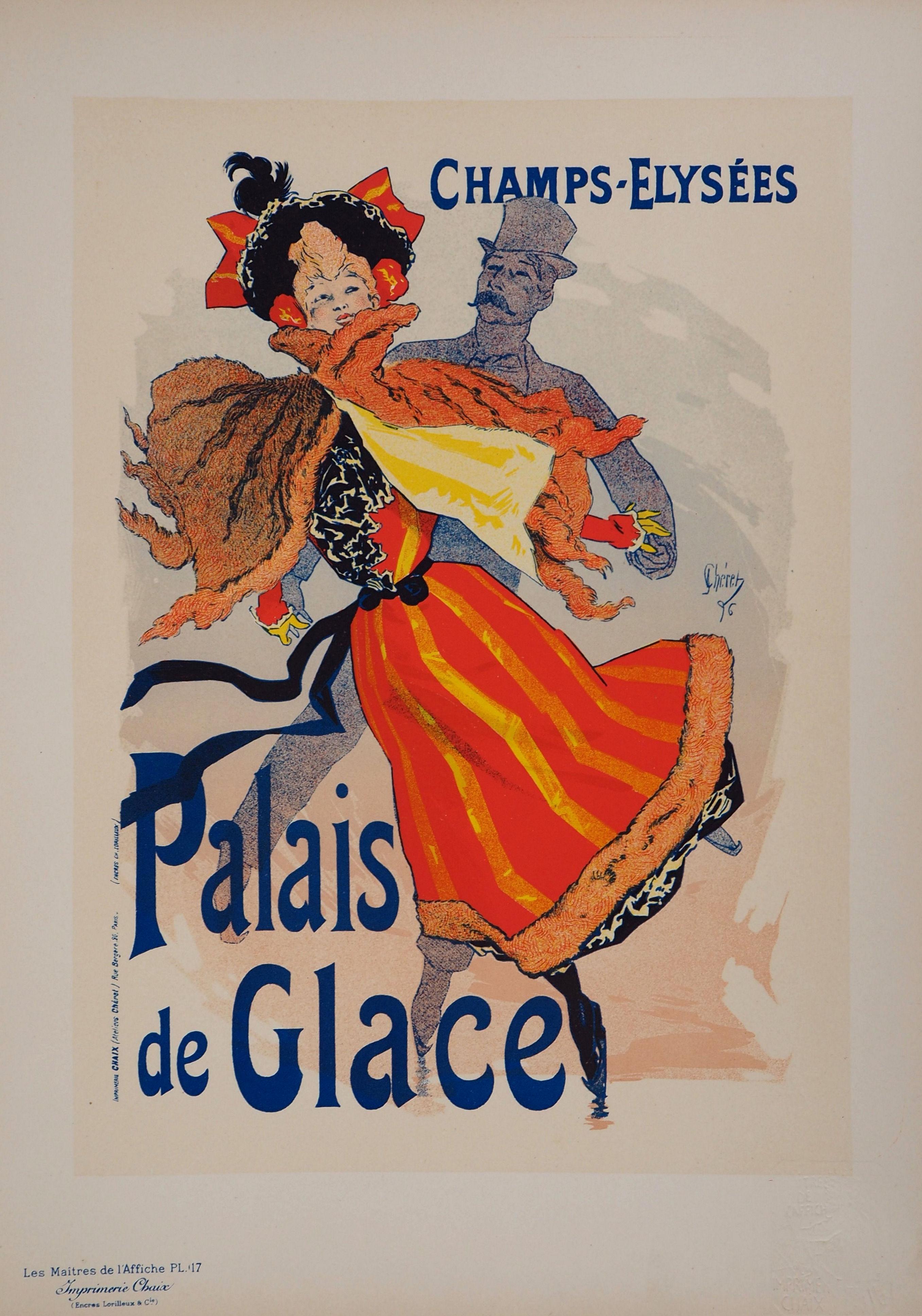 Palais de Glace (Ice Palace) - Lithograph (Les Maîtres de l'Affiche), 1895 - Print by Jules Chéret