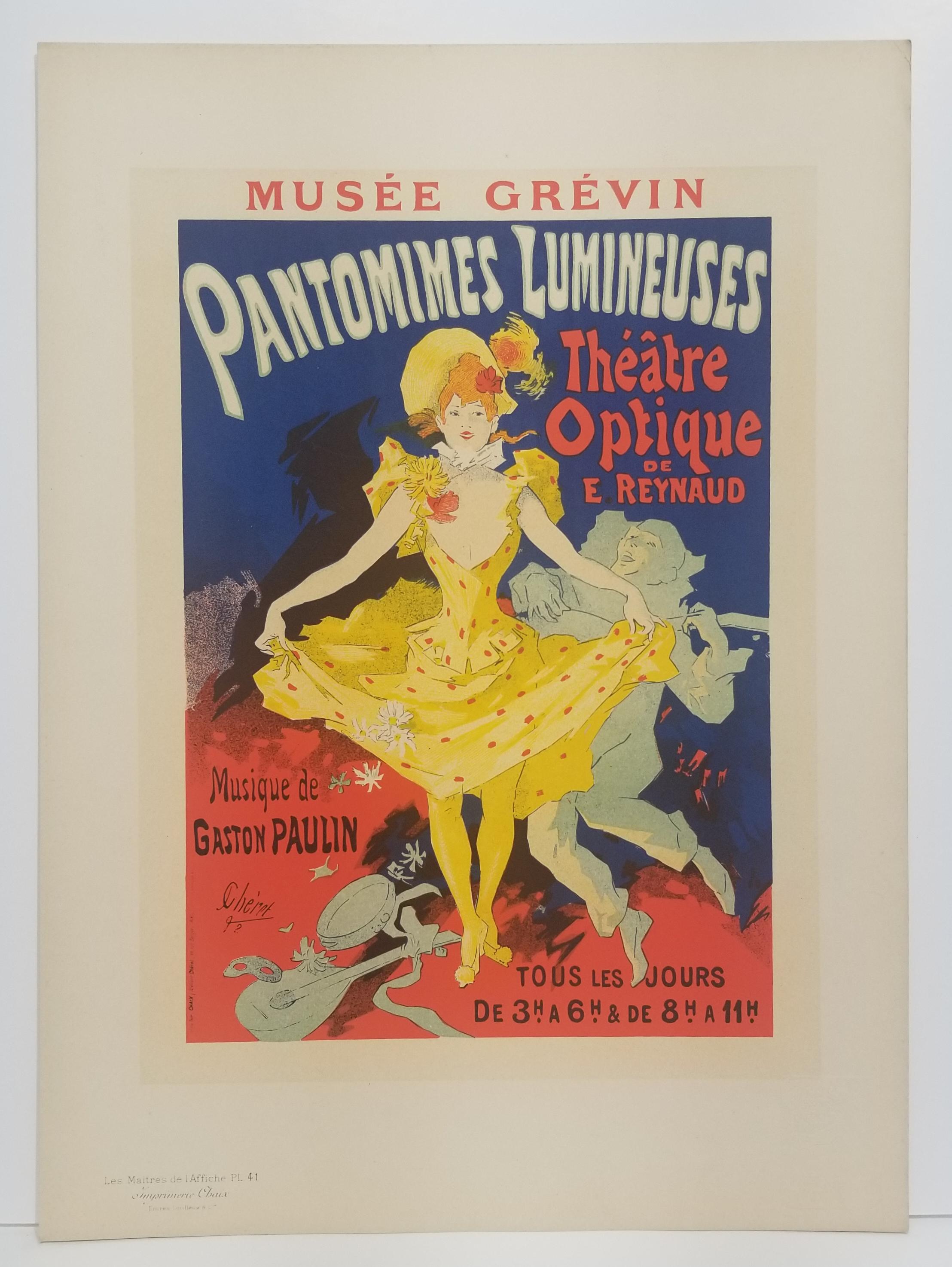 Pantomines lumineuses - Print by Jules Chéret