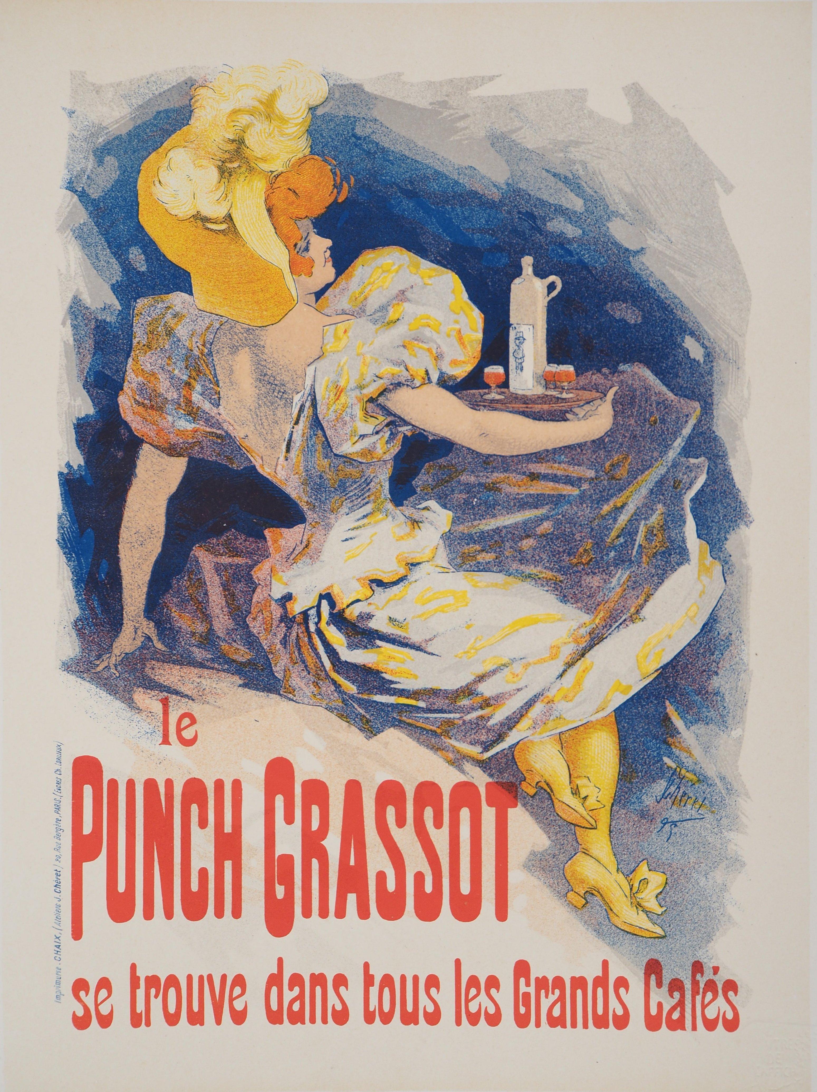Jules Chéret Figurative Print - Punch Grassot - Lithograph (Les Maîtres de l'Affiche), 1895