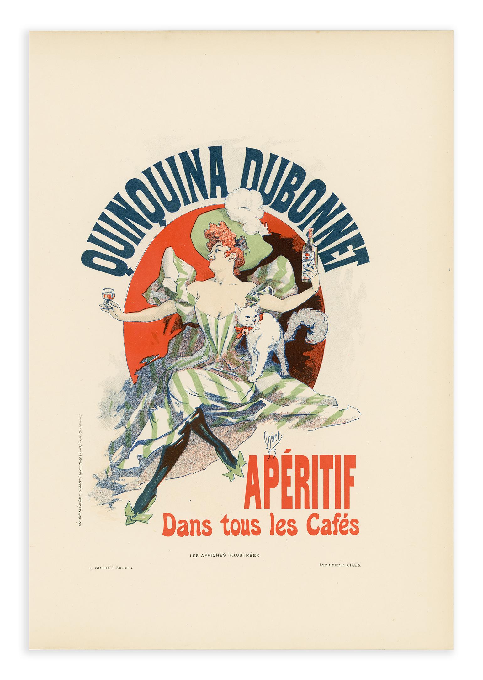 Quinquina Dubonnet, Belle Epoque aperitif lithograph, 1896