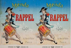"Rappel, " Original Color Lithograph Poster by Jules Cheret