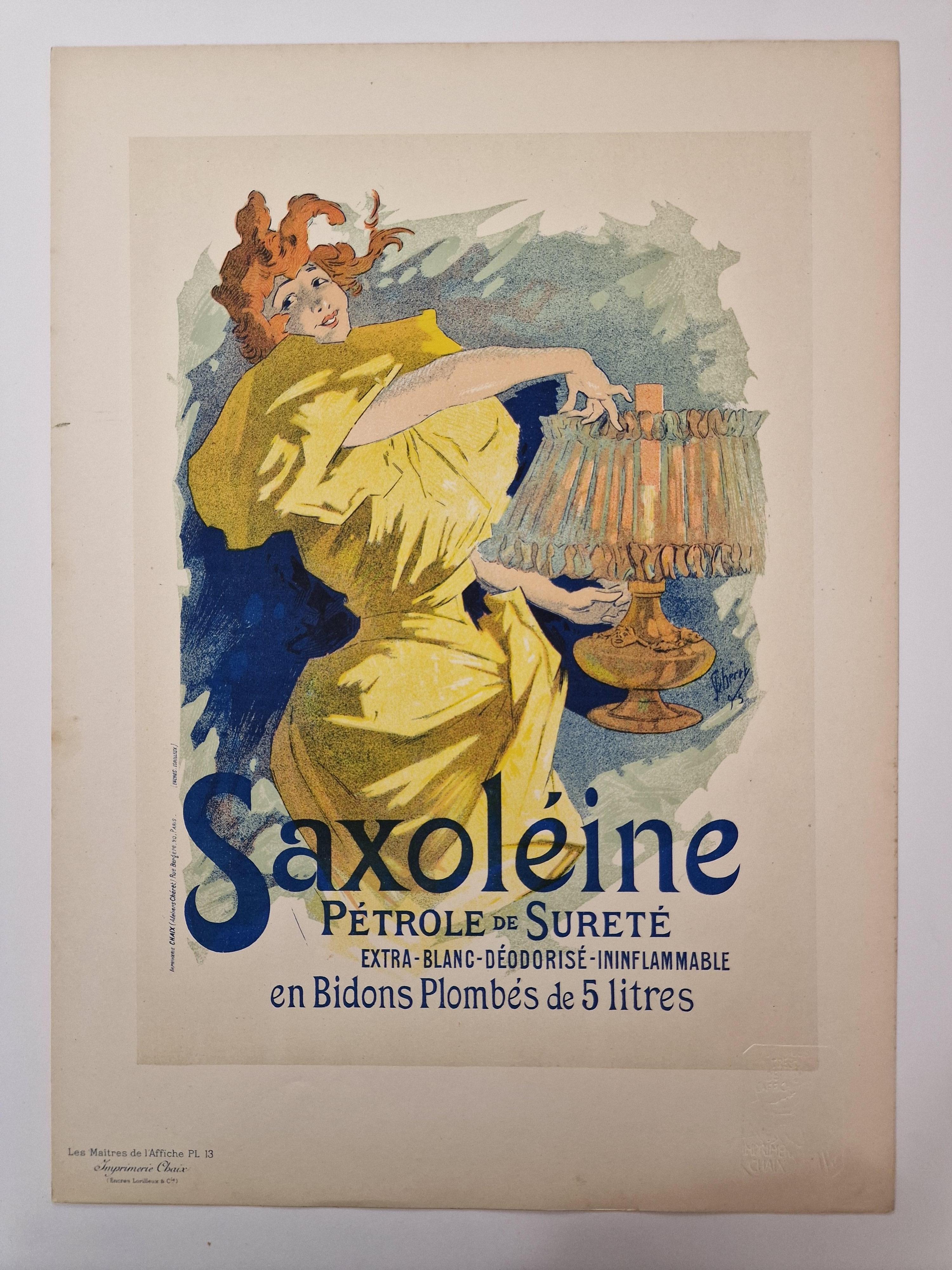 Saxoléine - Print by Jules Chéret