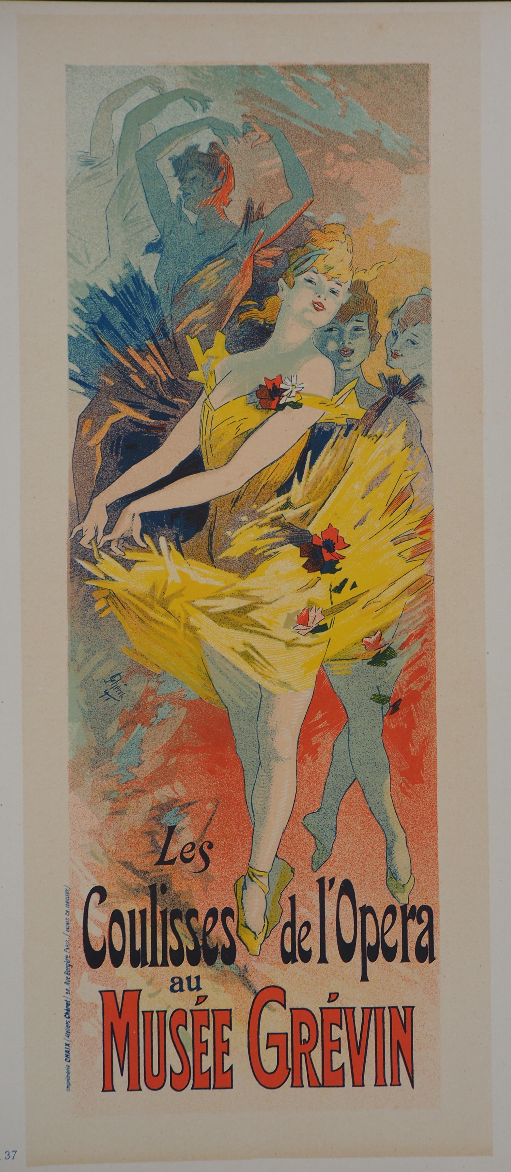Jules Chéret Figurative Print - The ballerinas - Lithograph (Les Maîtres de l
Affiche), 1895