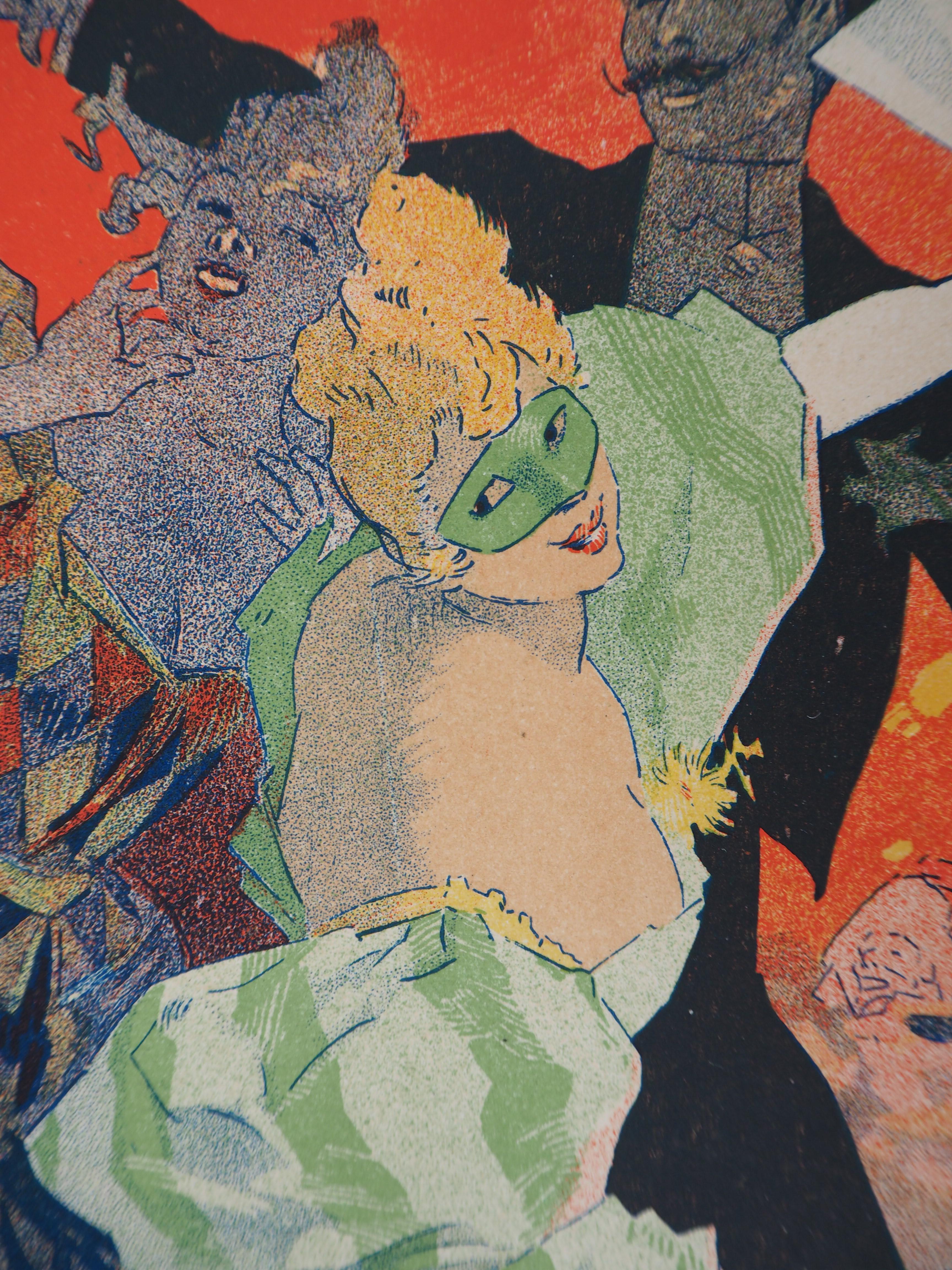 Théâtre de l'Opéra (Carnival) - Lithograph (Les Maîtres de l'Affiche), 1895 - Art Nouveau Print by Jules Chéret