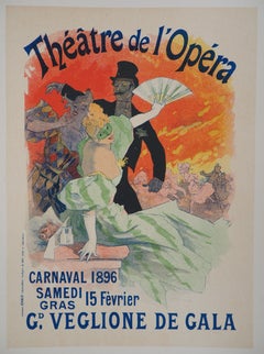 Théâtre de l'Opéra (Carnival) - Lithograph (Les Maîtres de l'Affiche), 1895