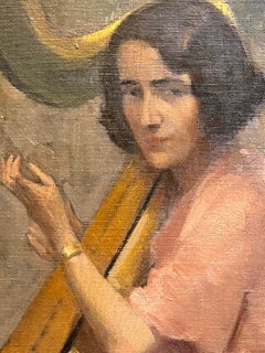 "Harmonic Sounds" par Jules Courvoisier - Huile sur toile - 95x71 cm