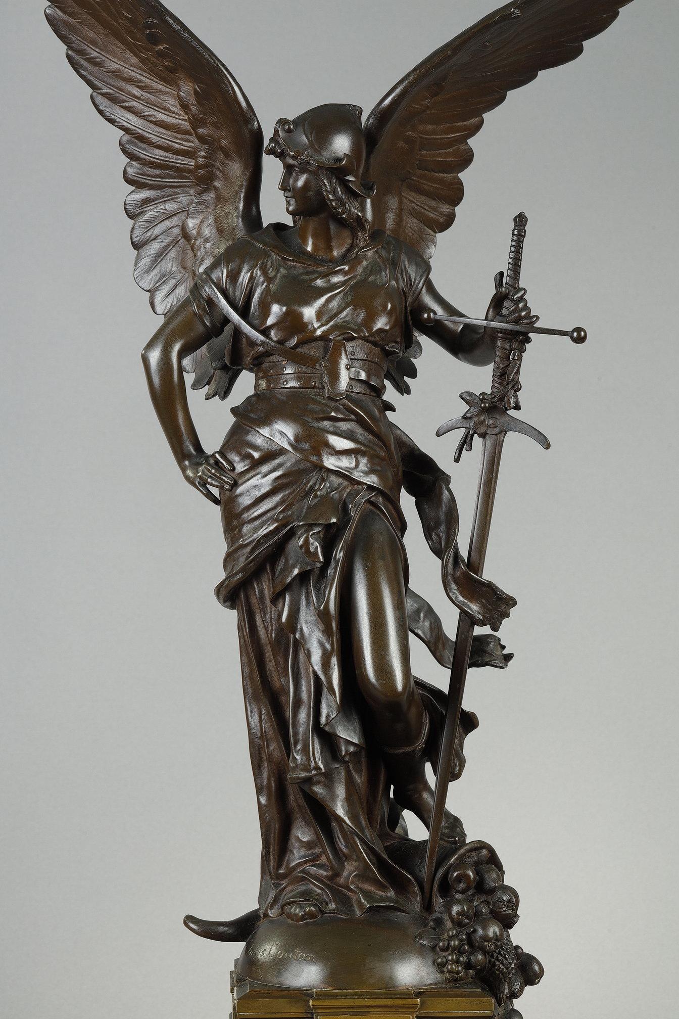 Frieden – Sculpture von Jules Coutan