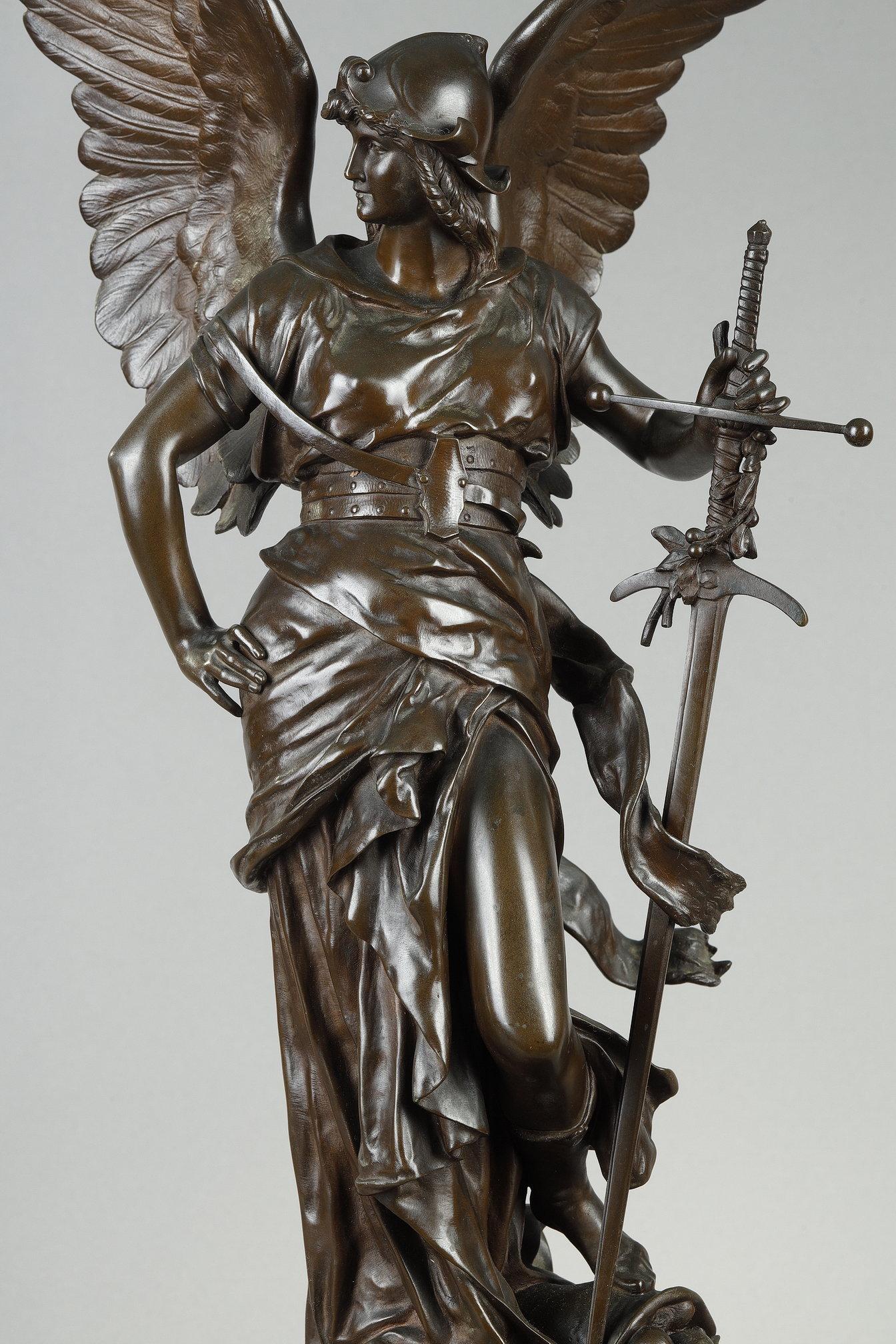 Frieden (Französische Schule), Sculpture, von Jules Coutan