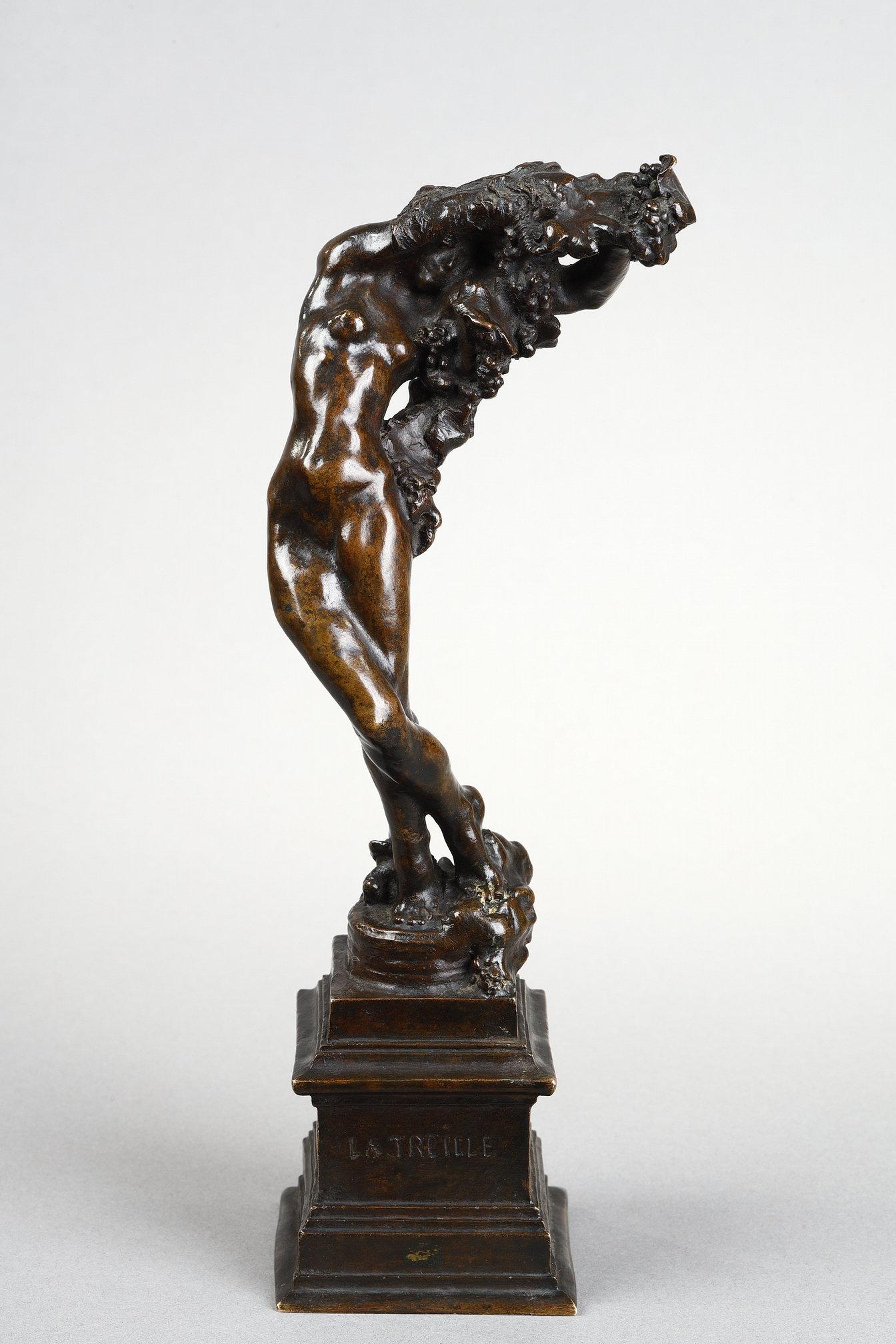 Nude Sculpture Jules Desbois - La treille
