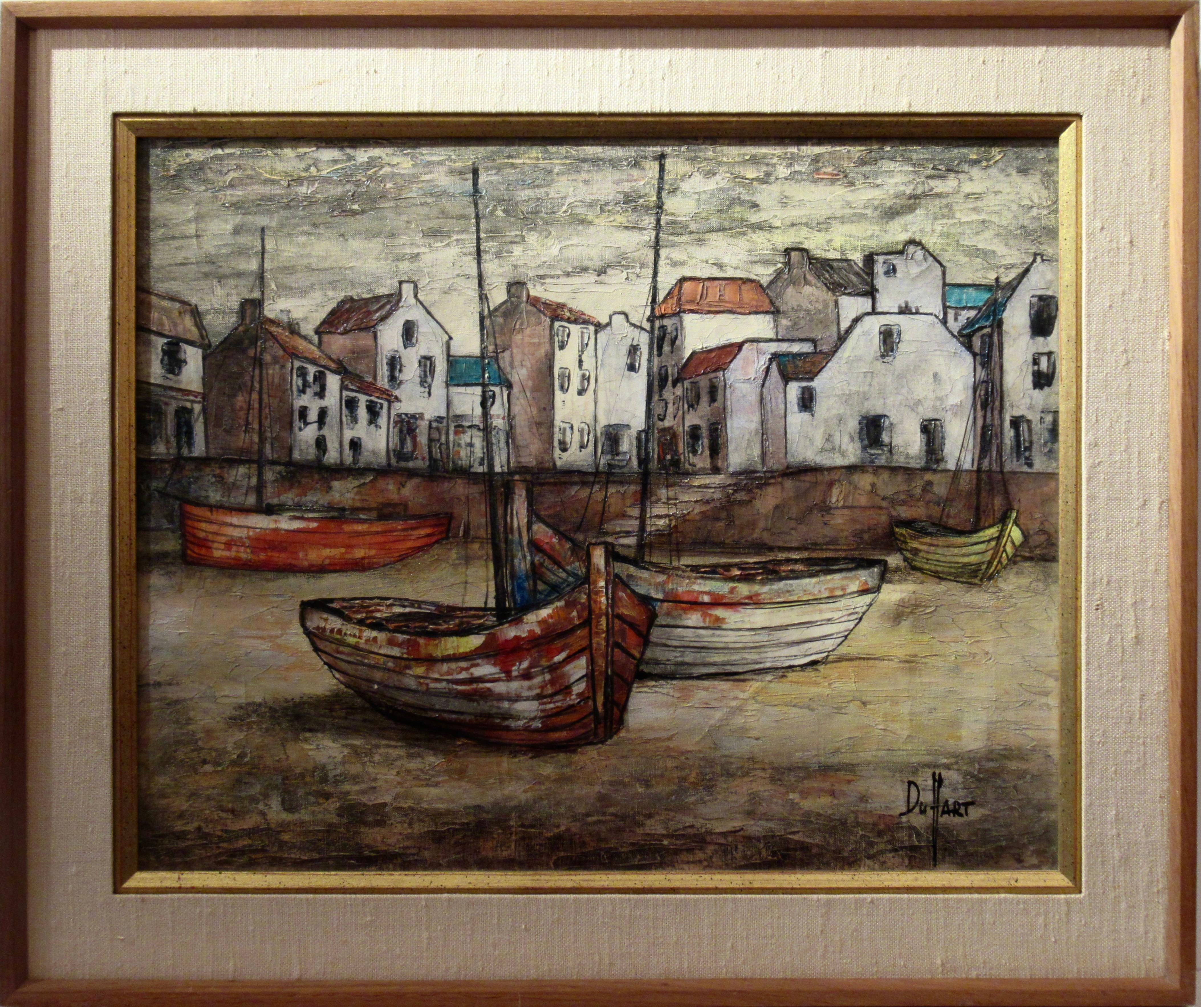 Figurative Painting di Jules Dules Duffart - Concarneau