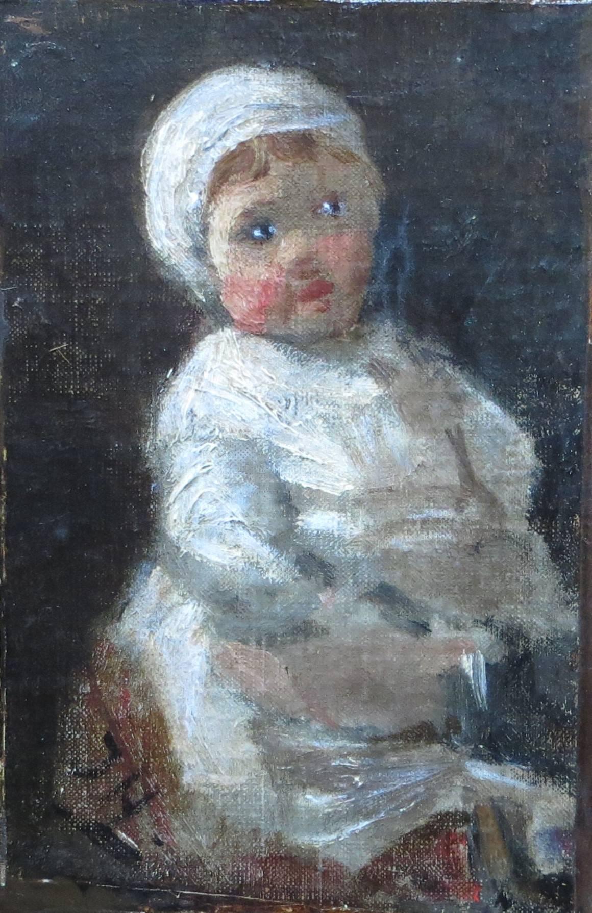 jules Edouard Héreau  Figurative Painting - Marie  