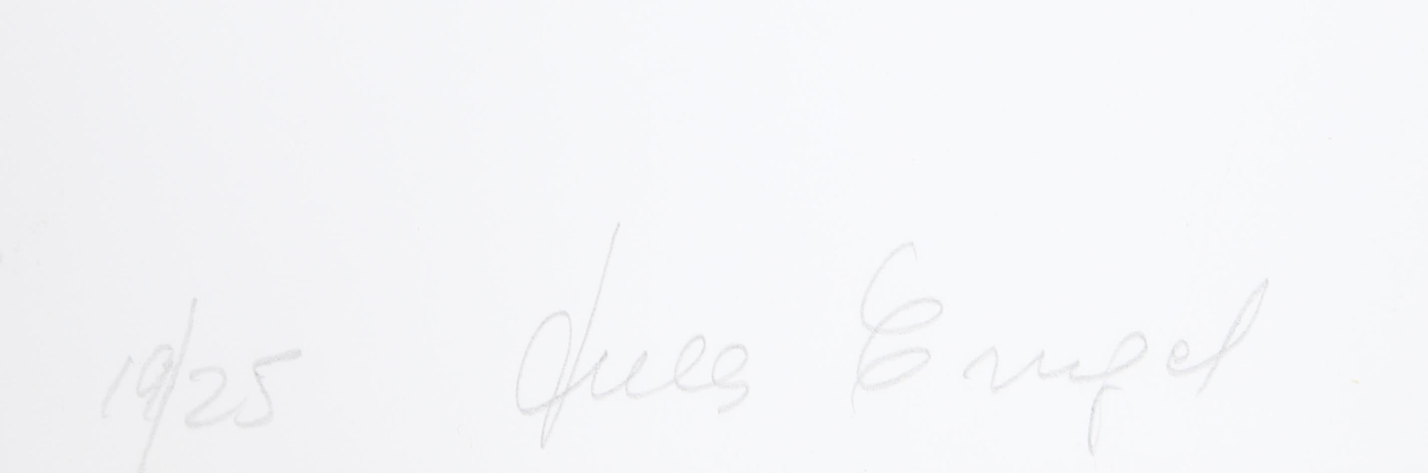 El alfabeto (beige), Serigrafía de Jules Engel en venta 1