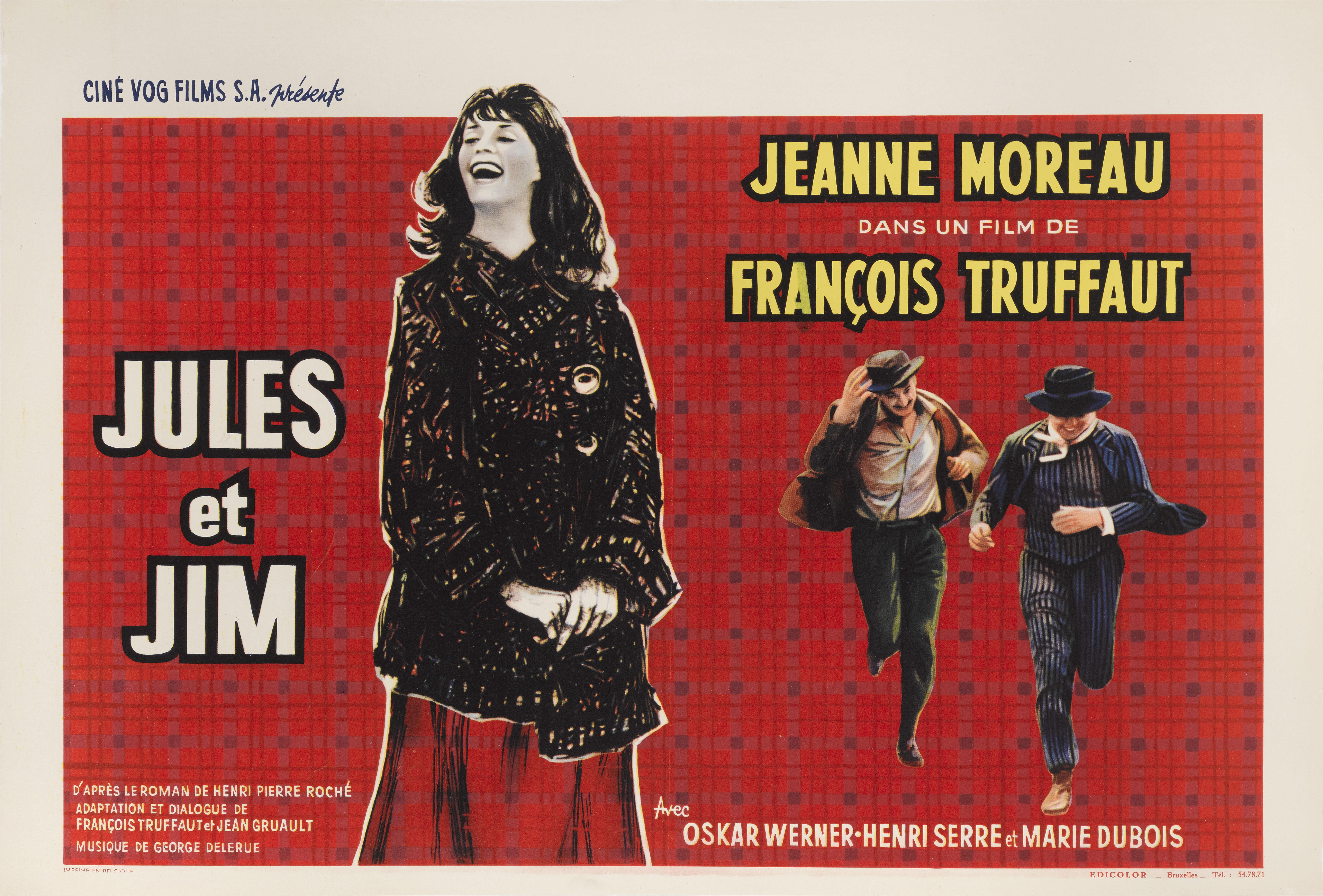 Locandina originale del Belgio del classico film della Nouvelle Vague francese del 1962.
Questo film è stato diretto da Francois Truffaut e interpretato da Jeanne Moreau.
Questo poster di conservazione con supporto in lino verrà spedito arrotolato