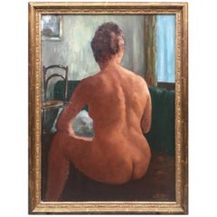 Jules-Evariste De Paepe (1887-1968), huile sur toile, signée.