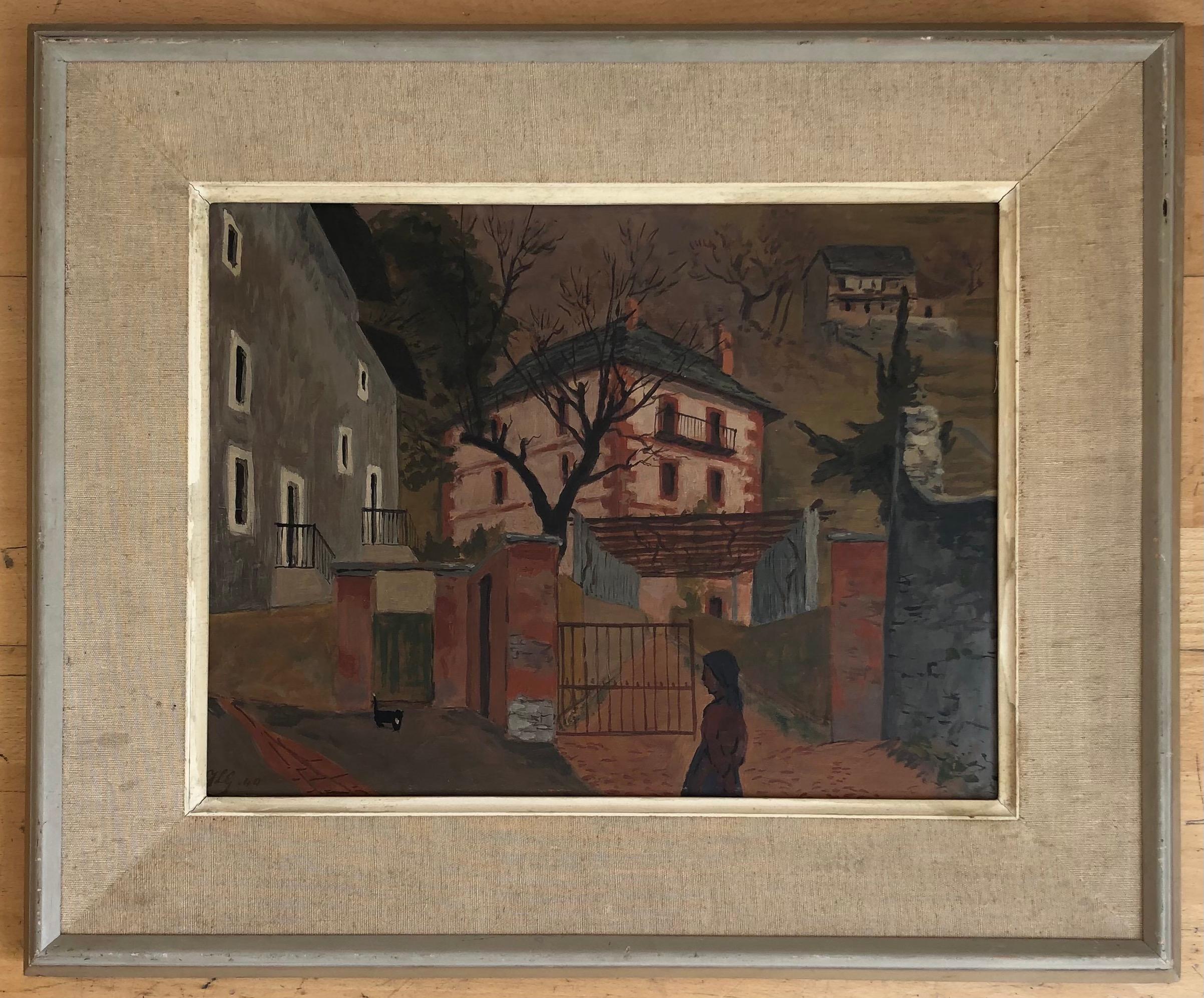Locarno - Painting by Jules Gaillepand