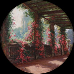 A Canopy of Red Flowers