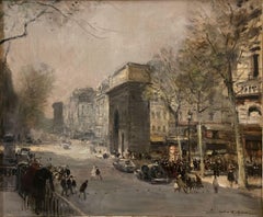 "Arc de Triomphe, Paris, France," Jules Herve, French School, Impressionism