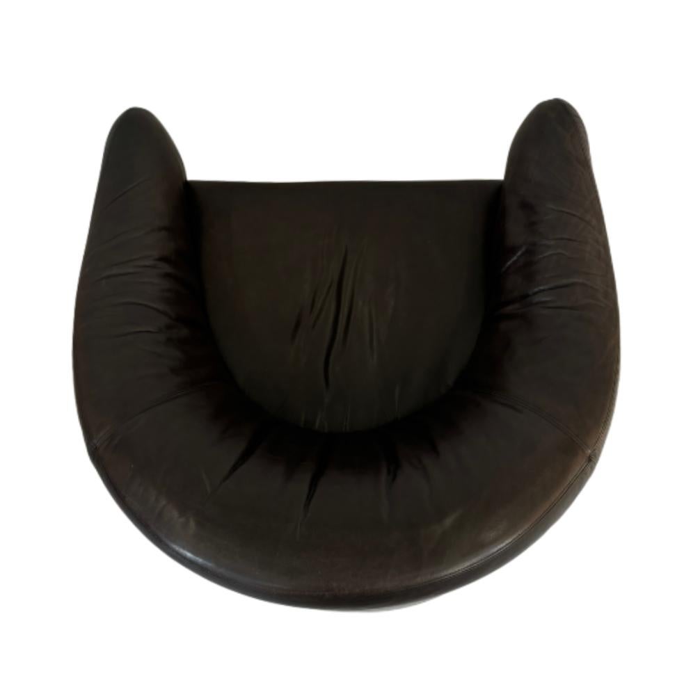 Jules Heumann for Metropolitan Pair of Leather Club Chairs For Sale 1
