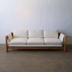 Jules Heumann Oak Sofa c. C. 1960s