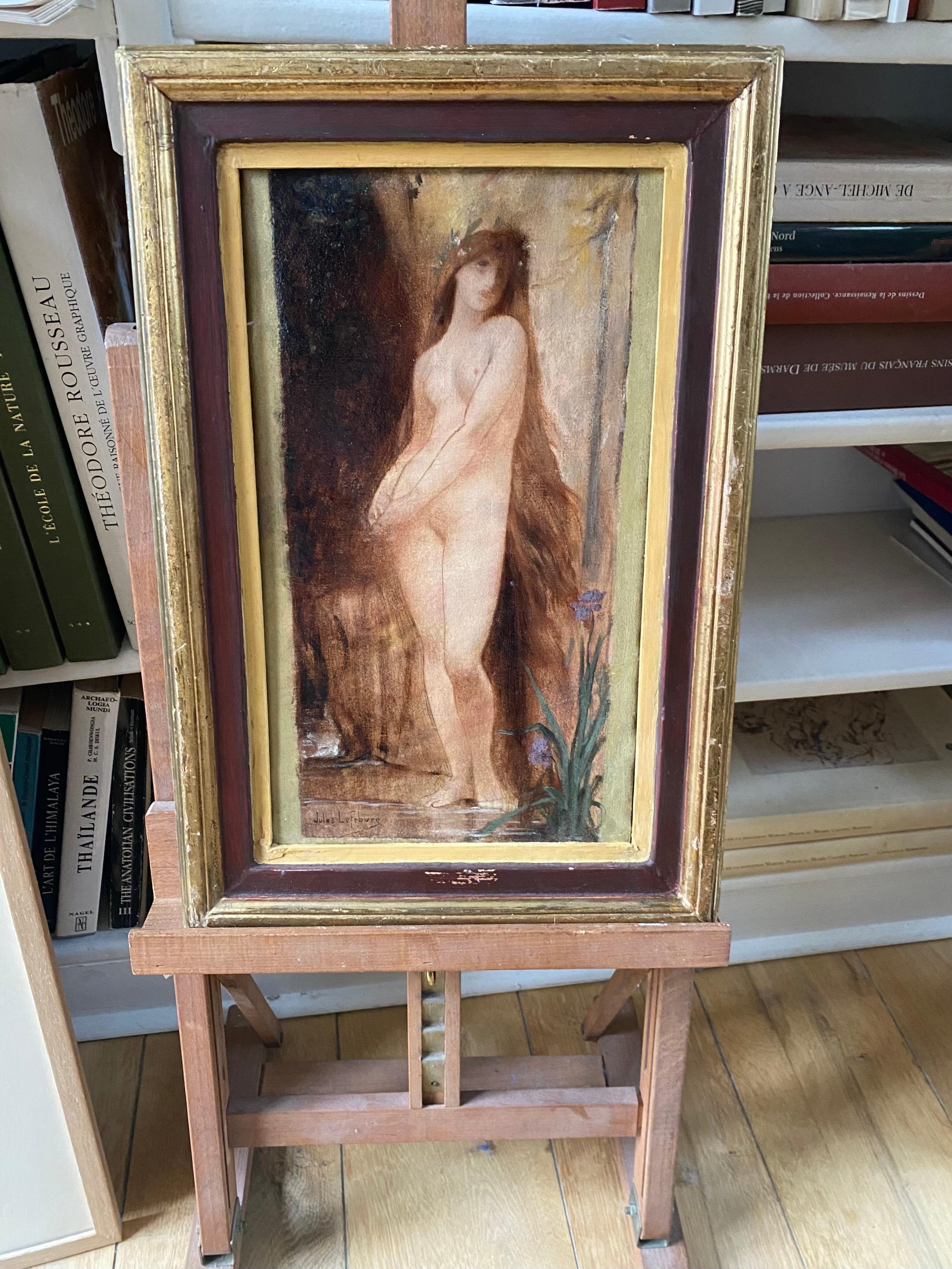 Symbolist female nude, study for Ondine 2