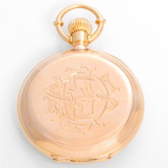 Jules Jurgensen 18 Karat Yellow Gold Oversize Pocket Watch