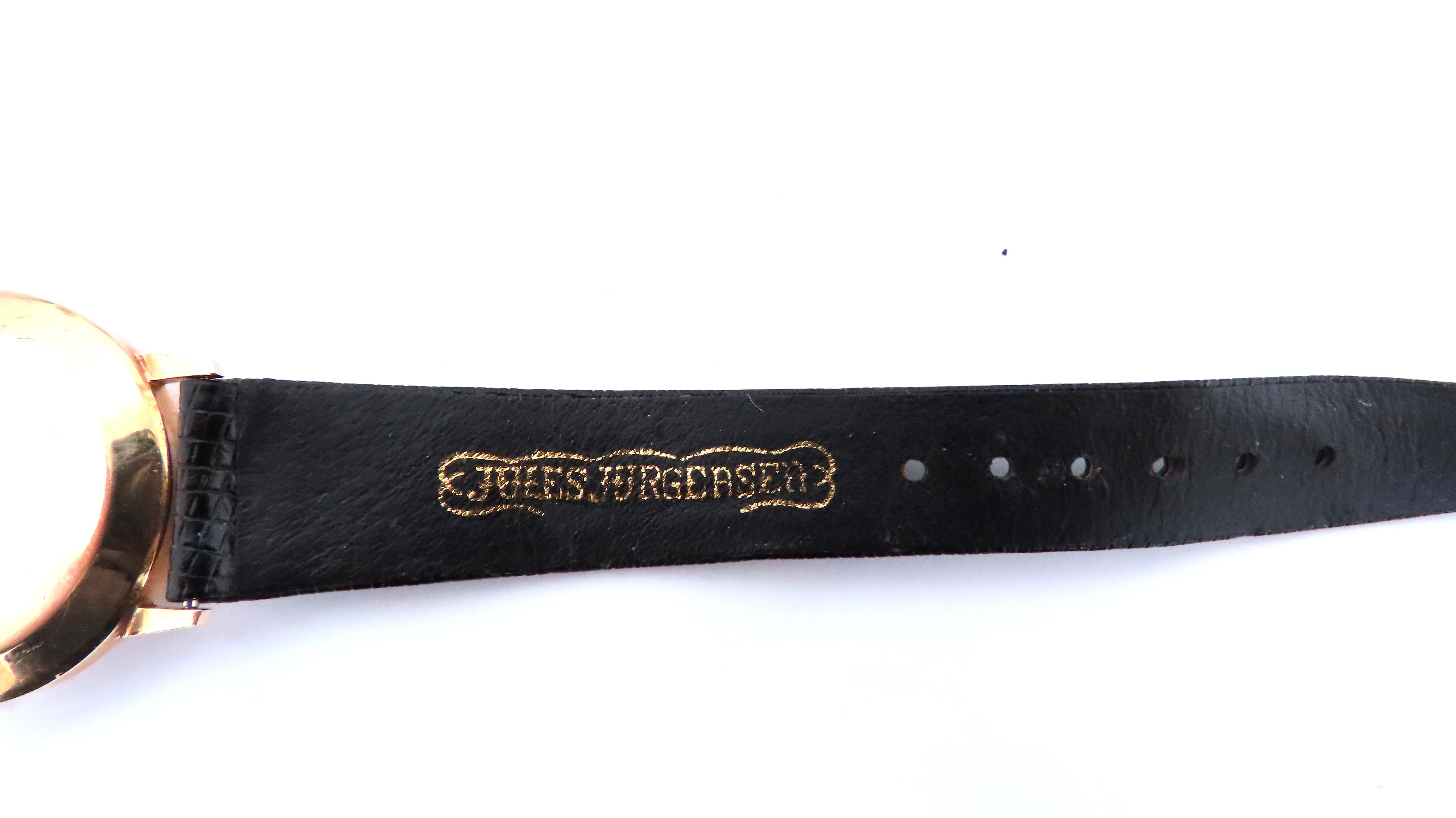 Jules Jurgensen Authentische Mintschachtel & Papiere Original 17J 14KT Gold 6