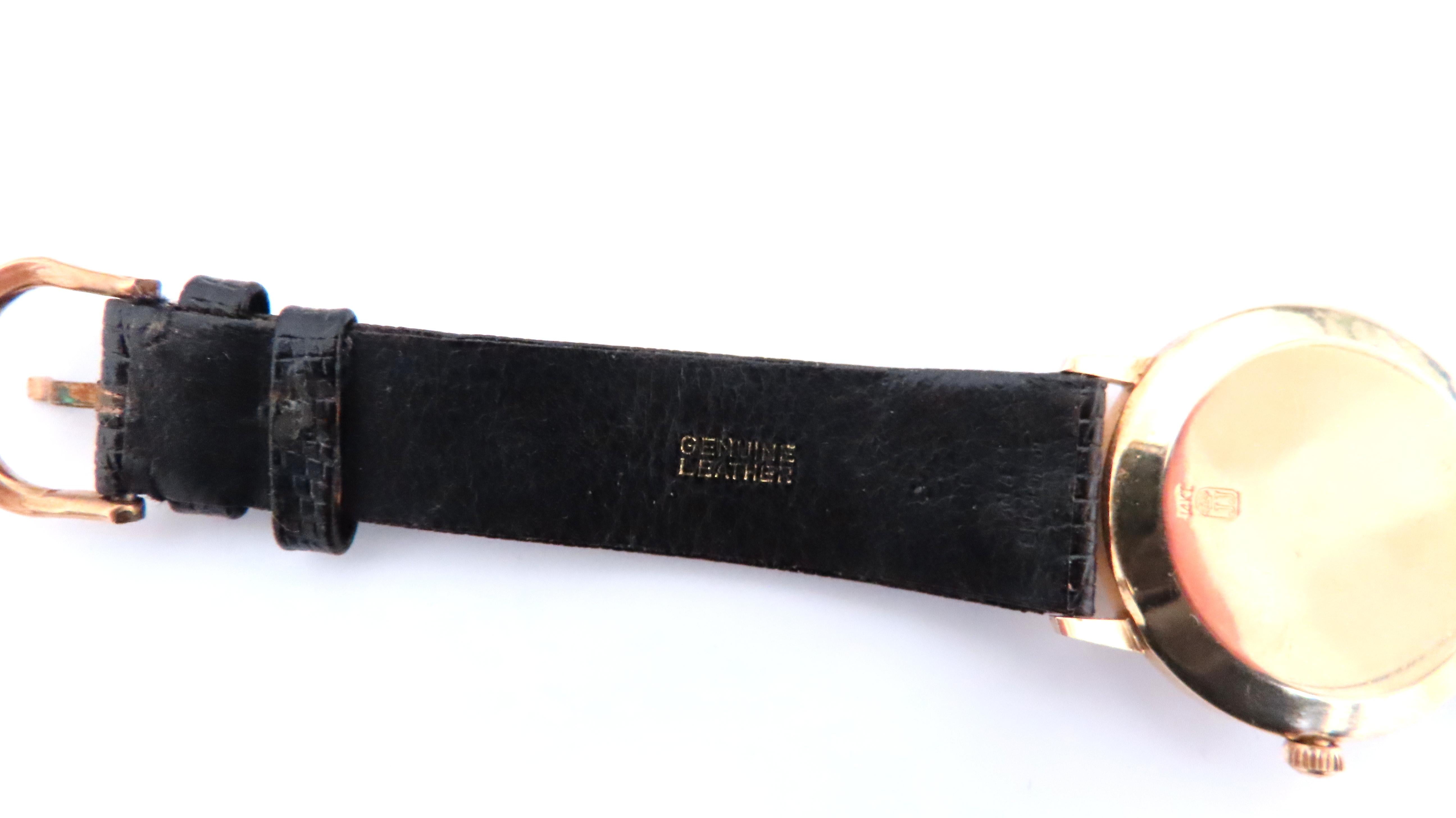 Jules Jurgensen Authentische Mintschachtel & Papiere Original 17J 14KT Gold 7