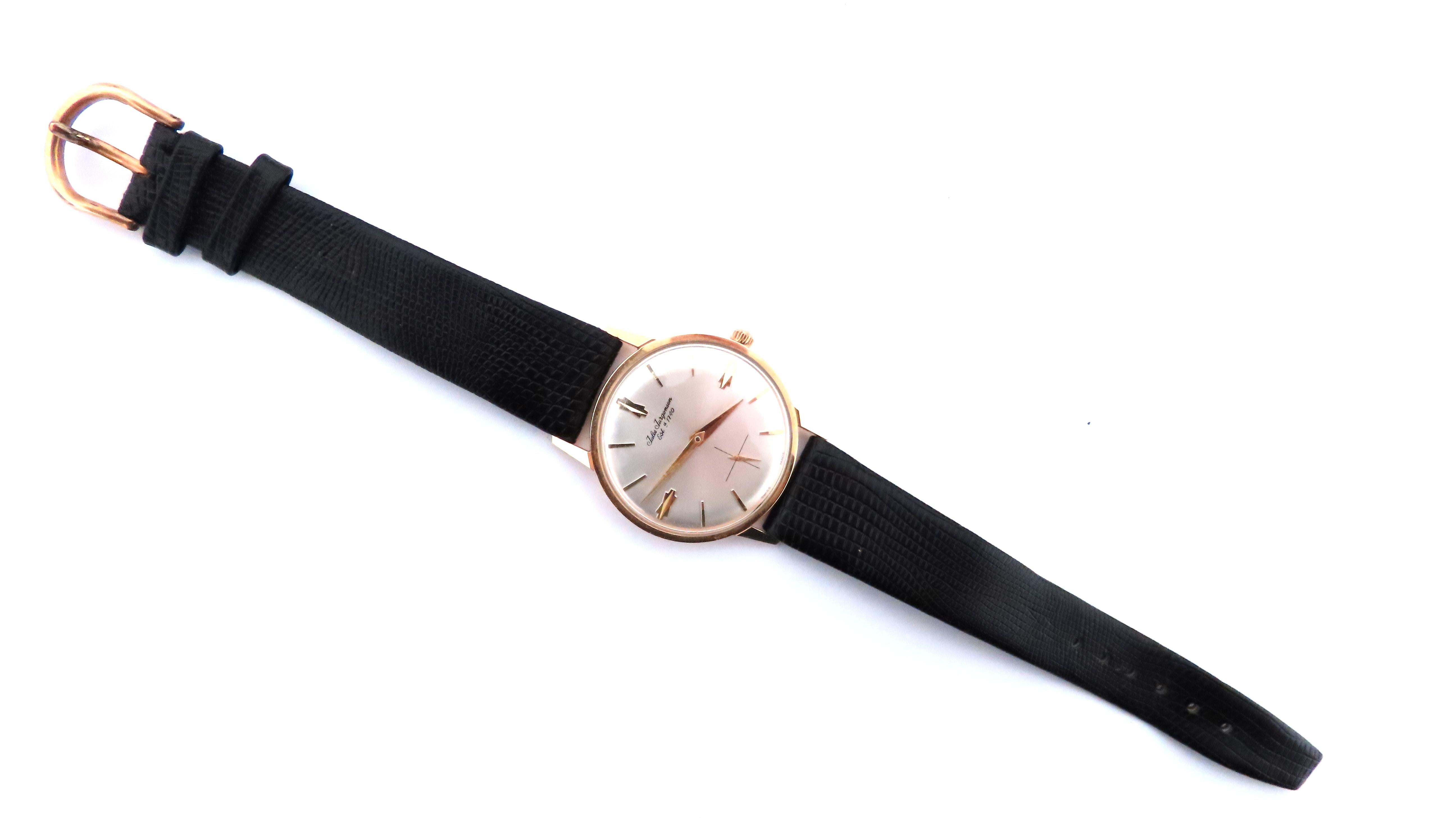 Jules Jurgensen Authentische Mintschachtel & Papiere Original 17J 14KT Gold 4