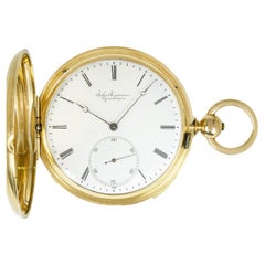 Jules Jurgensen Rare Gold Full Hunter Keywind Five Minute Repeater C1850