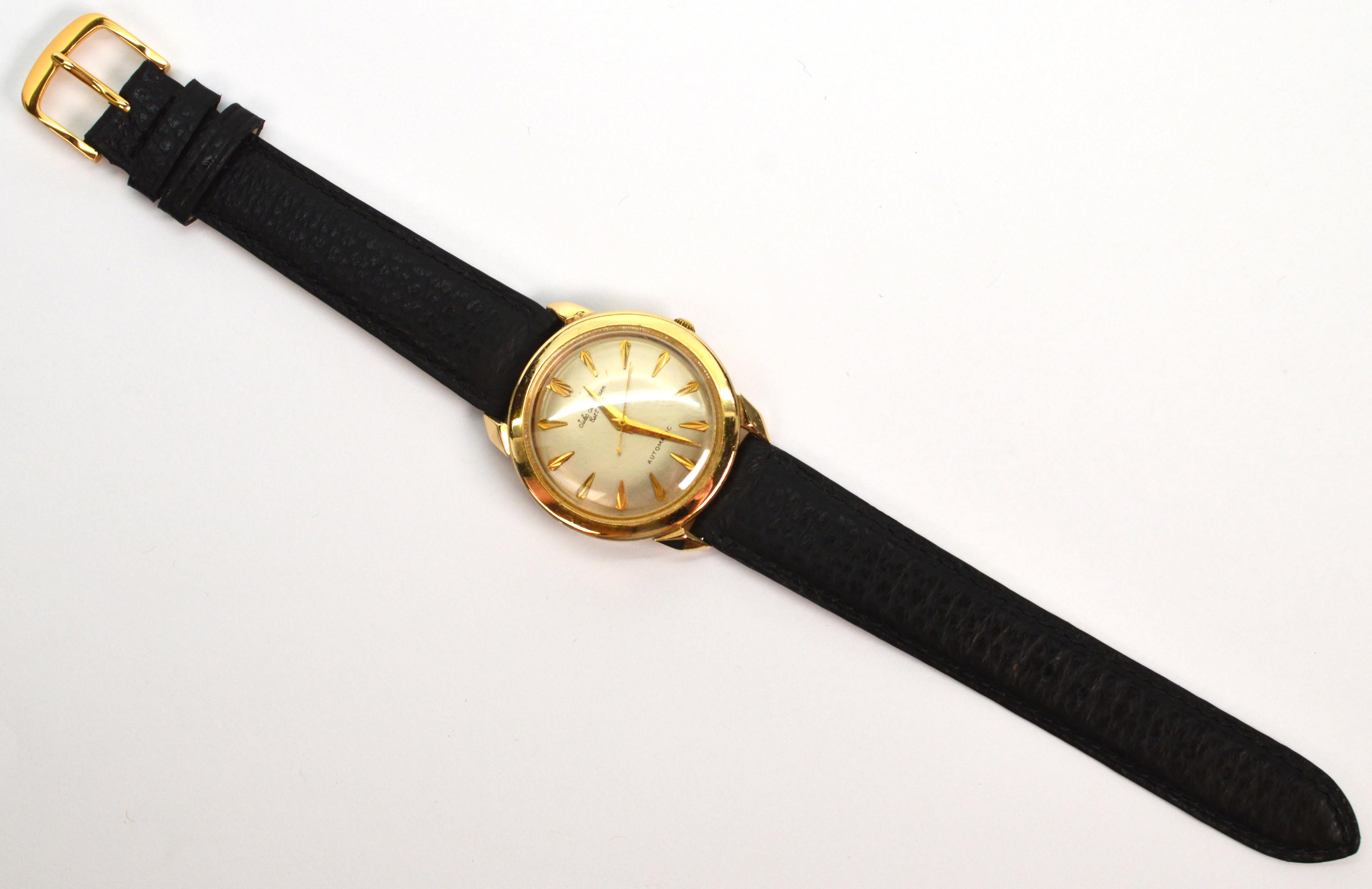 jules jurgensen gold watch vintage
