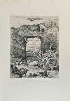 Frontispice - Etching by Jules Laurens - 1870s