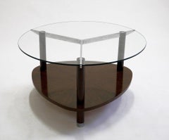 Jules Leleu, Coffee Table with Tripod Base, circa 1930