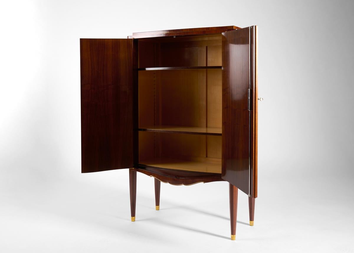 Jules Leleu, a Pair of Two Door Cabinets, France, circa 1948 For Sale 8