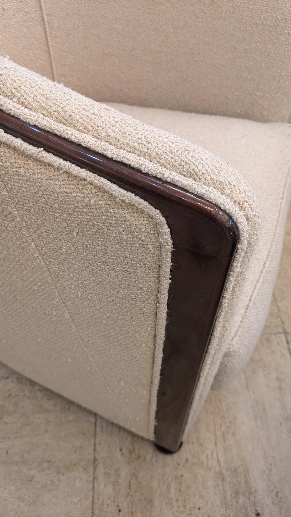 Tissu Fauteuil Jules Leleu, vers 1930 en vente