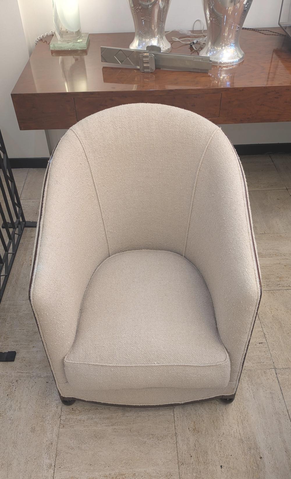 Fauteuil Jules Leleu, vers 1930 en vente 3