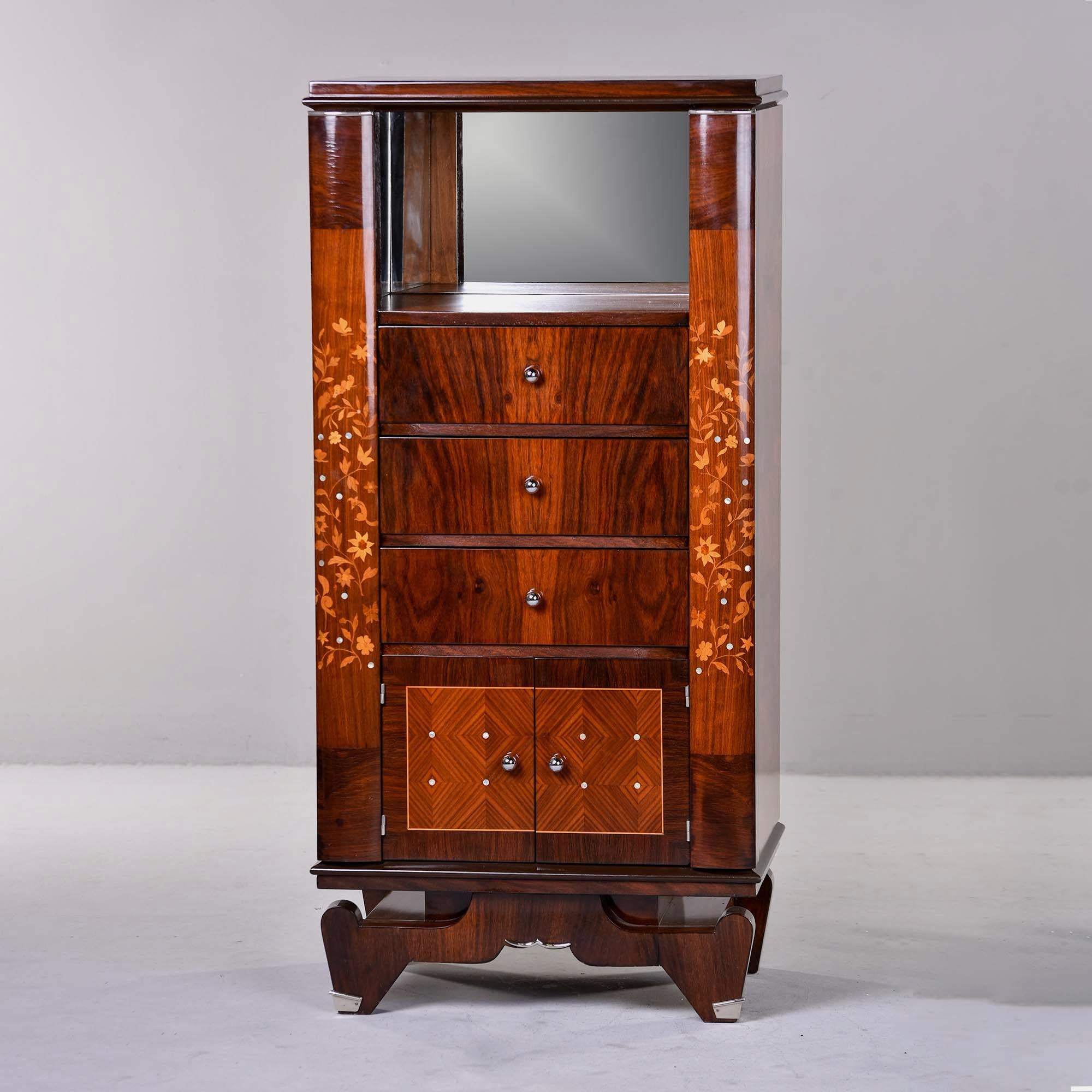 art deco tall cabinet