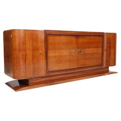 Credenza francese Art Deco attribuita a Jules Leleu