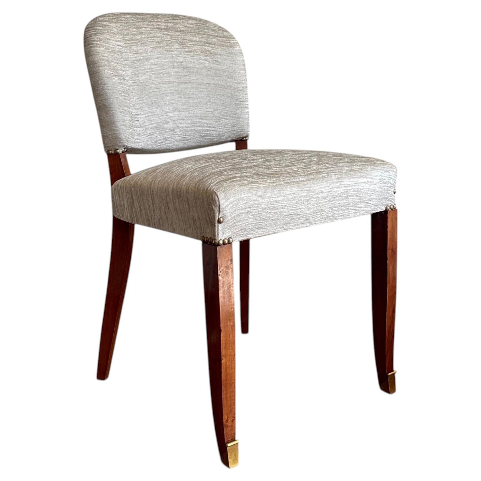 Jules Leleu Chair circa 1935 signed