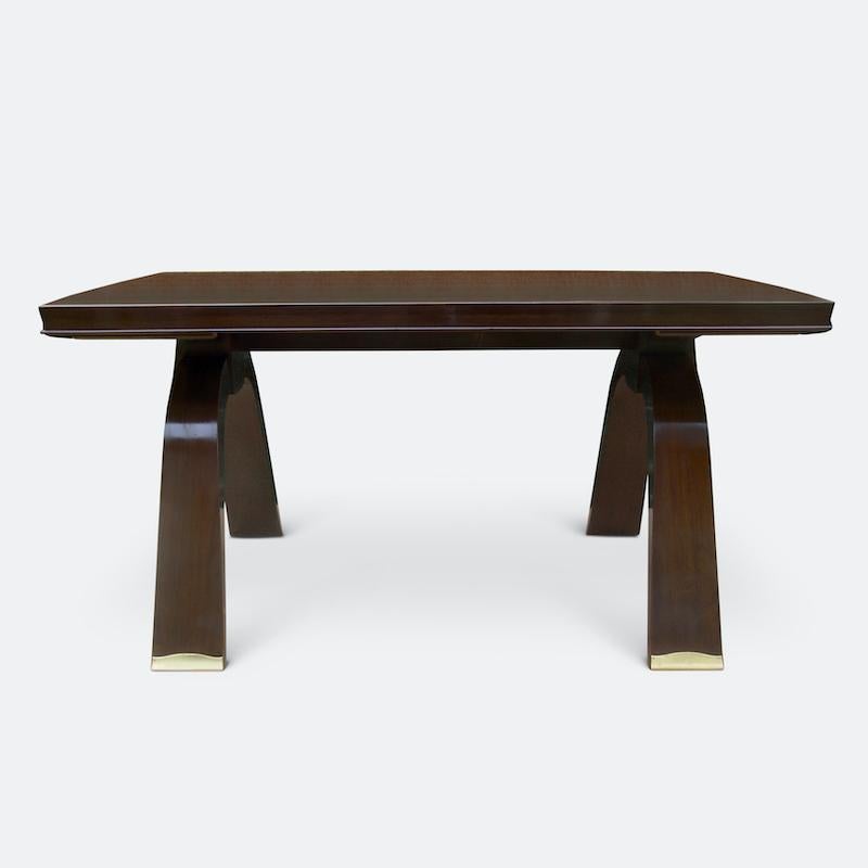 Jules Leleu Dining Table / Desk circa 1937 In Good Condition For Sale In London, GB